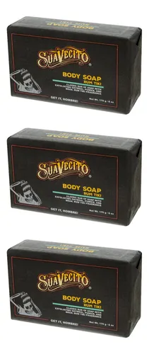 Jabón Corporal Suavecito Rum Tiki Hidratante 170 G, Paquete