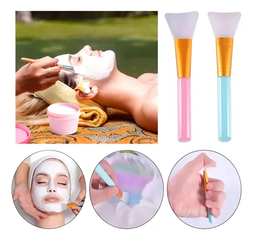 Brocha Pincel Espatula Silicona Para Mascarilla Skincare