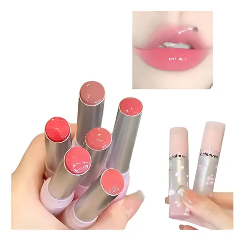 Flower Butterfly Secret Lip Gloss Solido Con Color Cappuvini