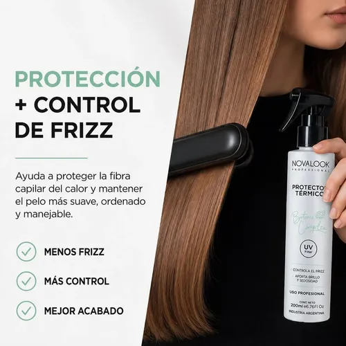 Protector Termico Novalook Botanic Complex 210ml Cabello