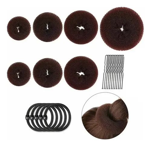 32espuma Con Broche Cabello Fácil Volumen Color Marrón Liso
