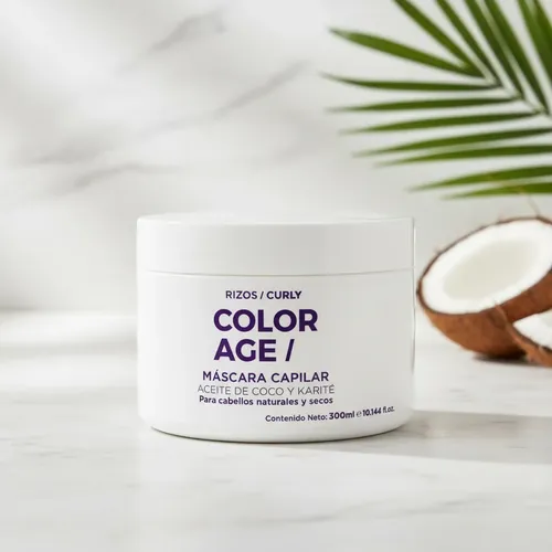 Máscara Capilar Para Rizos Coco Y Karité Color Age 300ml