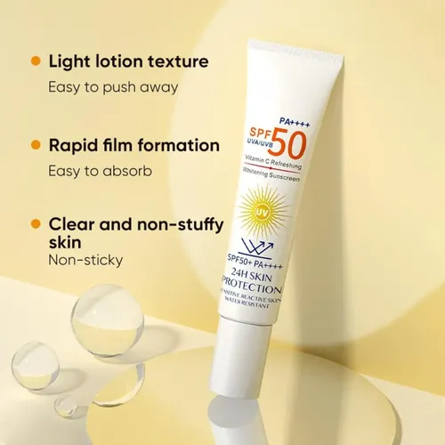 Protector Solar Facial Tintado Spf50+ Vitamina C/atefa