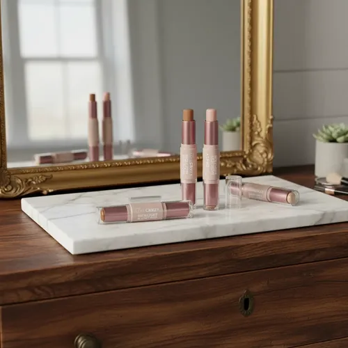 Barra De Maquillaje Highlighter Y Contour 2 En 1 (pack X 3)