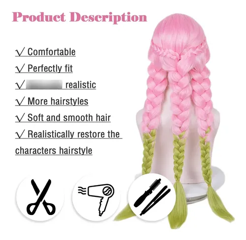 Peluca De Anime Labeauté Max Beauty Para Mitsuri Cosplay