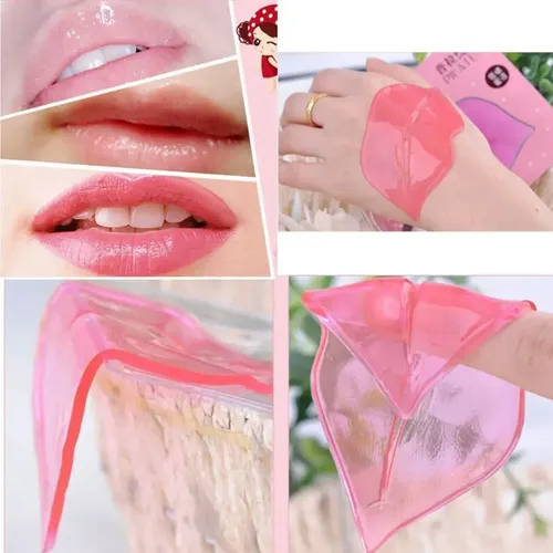 10 Mascarilla Parche Hidratante Labios Y Ojeras Colageno