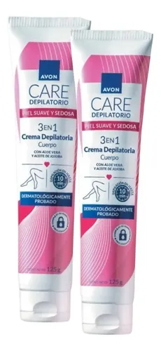Crema Depilatoria Corporal 3 En 1 De 125g Care Avon