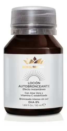 Loción Autobronceante 8% Color Piel Bronceado Royal Bronze X 50ml