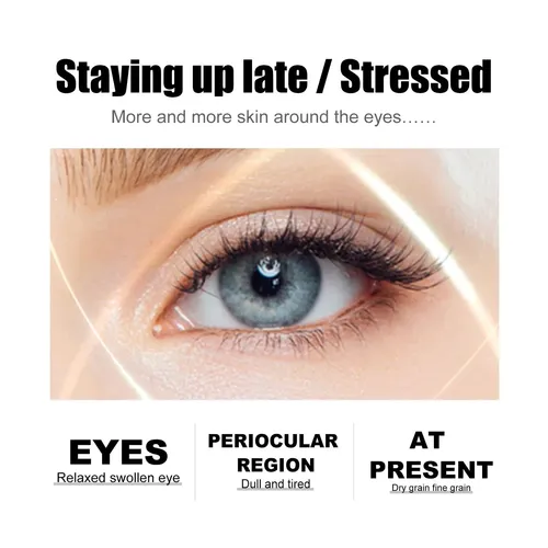 Crema Antiarrugas Para Ojos Ouhoe, Hidratante, Suave Y Reafi Madura Noche