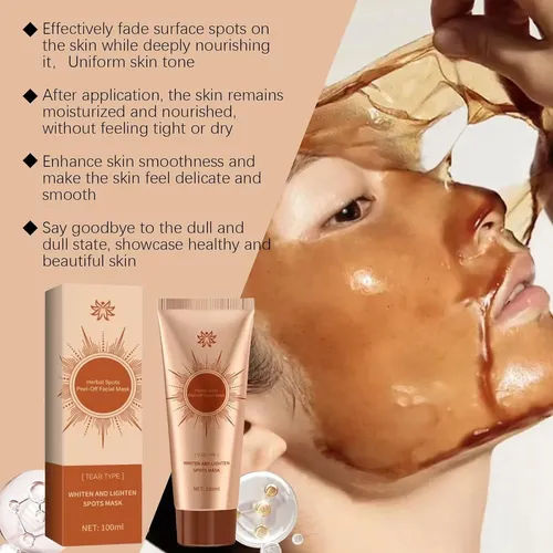 Mascarilla Facial Exfoliante Parowu Herbal Spots, 2 Unidades