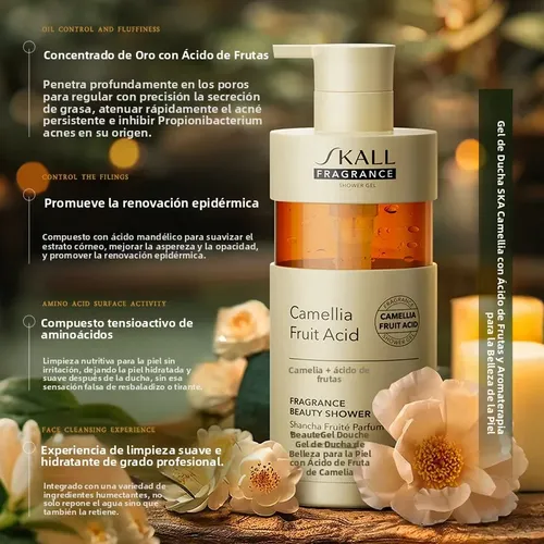 Set Shampoo Anticaspa Y Jabón Líquido Corporal Antiacné