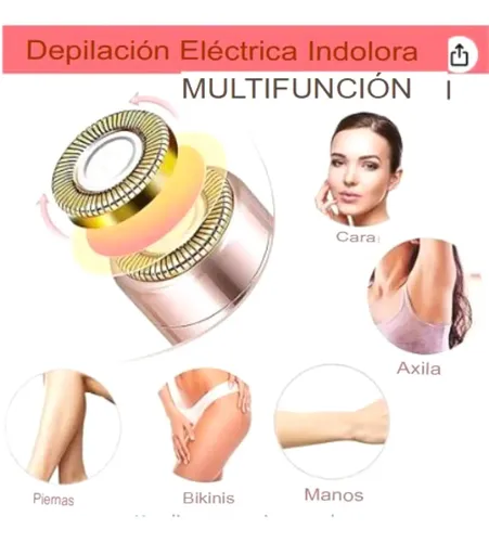 Yd Depiladora De Pilas Electric Hair Shaver 18k Gold Plated