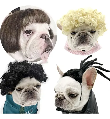 F Peluca For Perro Y Gato, Pelo Rizado, Pelo Liso F