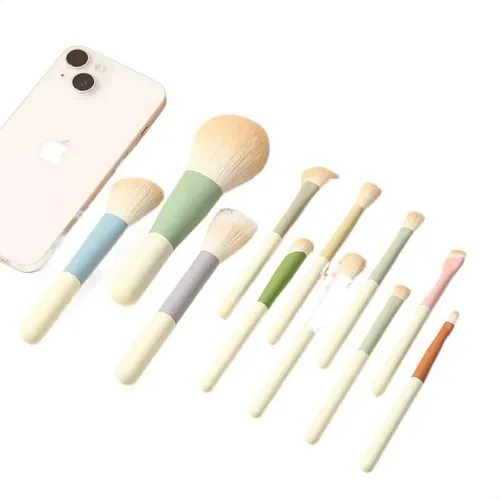 Set De Brochas De Maquillaje Morandi De 11 Piezas