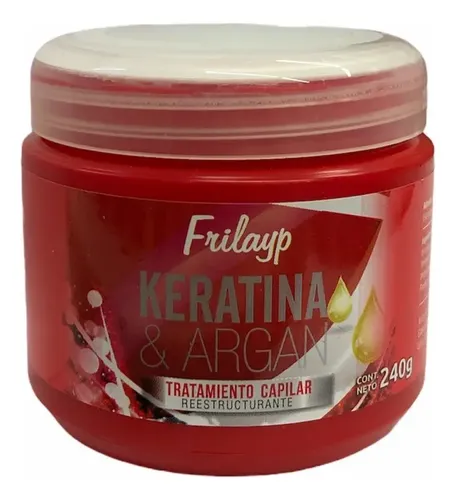 Frilayp Keratina Baño De Crema Nutritivo 240gr X 3 Unidades