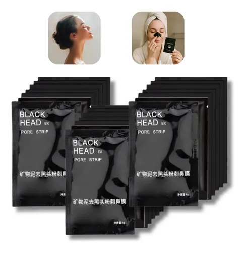 Set Mascarillas Faciales Removedor Puntos Negros Pack 30 Und