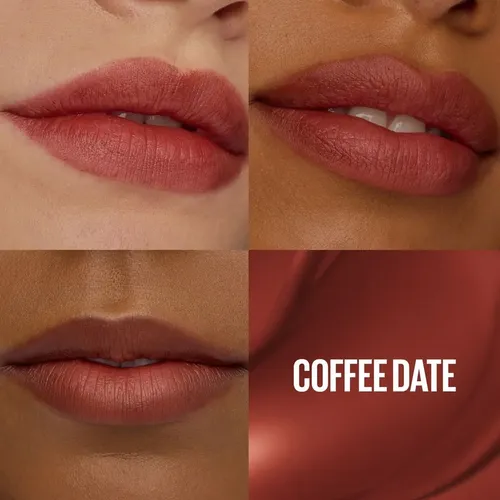 Tinta Labios Maybelline Super Stay Teddy Tono 115 Coffe Date