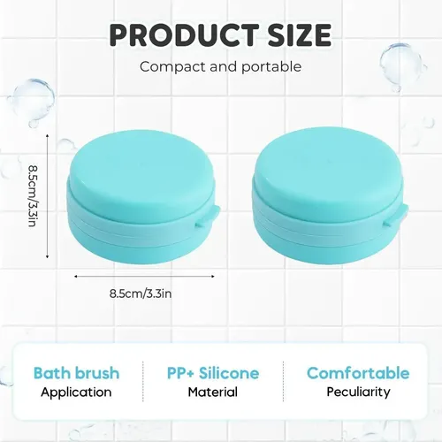 Exfoliante Corporal De Silicona Con Forma De Lufa, Cerdas Su