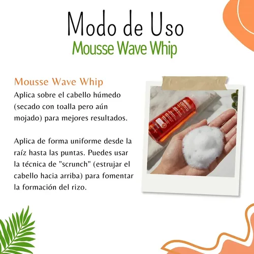 Cantu Wave Whip Curling Mousse Espuma 248ml Rizos Rulos