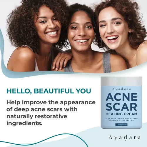 Crema Cicatrices Acné Ayadara Humectante Rostro Cuerpo
