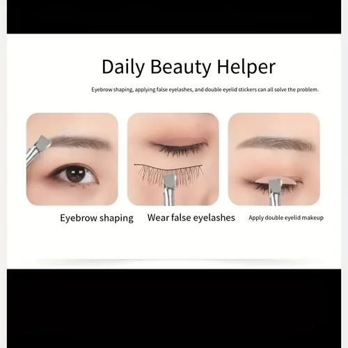 Juego De 10 Pinzas Para Cejas De Acero Inoxidable