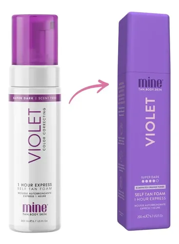 Espuma Autobronceadora Minetan Violet Base 200 Ml