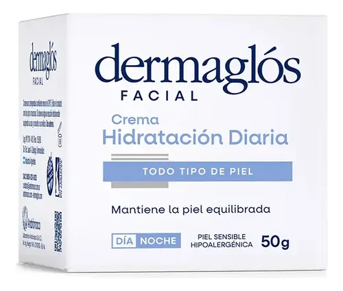 Dermaglós Facial Crema Hidratación Diaria Todo Tipo De Piel