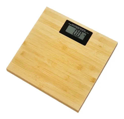 Balanza Electrónica Madera Bamboo Silfab Be215 Hasta 200 Kg
