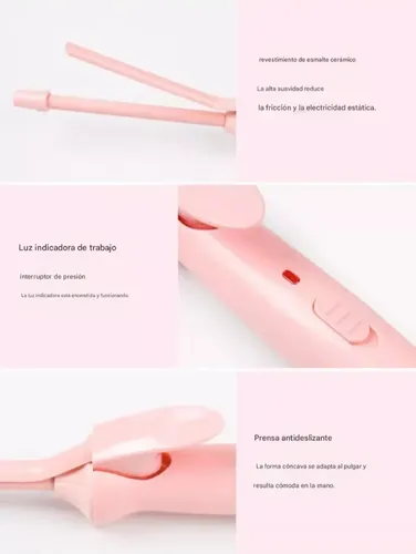 Cortes Tenaza Ceramic Rizadora Profesional De 9 Mm, Mini Riz