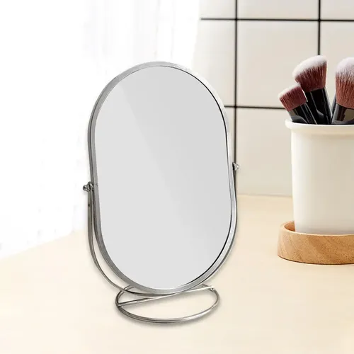 Table Mirror With Stand, Makeup Mirror! -///