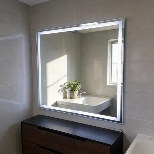 Espejo Touch Led 90×50 Esmerilado Frio O Calido