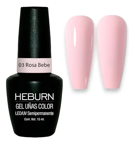 Heburn Semipermanent Uv Led 15 Ml – Colores Clásicos