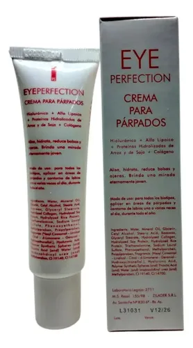 Eye Perfection Crema Para Parpados 25ml Zine Momento De Aplicación Día/noche Tipo De Piel Todo Tipo De Piel