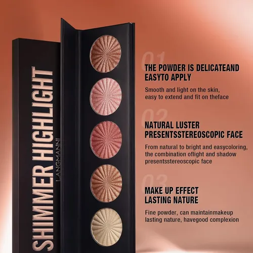 Paleta De Polvos Iluminadores, Paleta De Maquillaje…