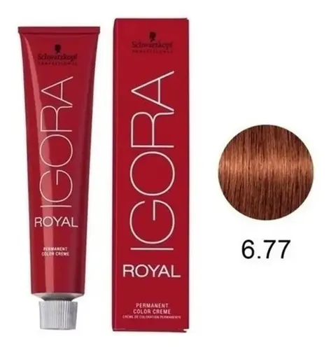 Tintura Igora Royal Tono 6.77 Schwarzkopf 60g