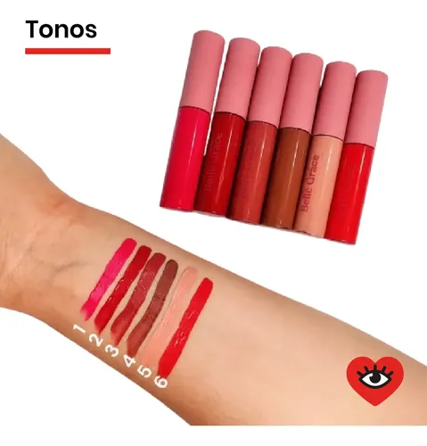 Lapiz Labial Mate 24 Horas Gloss Maquillaje Veoquiero