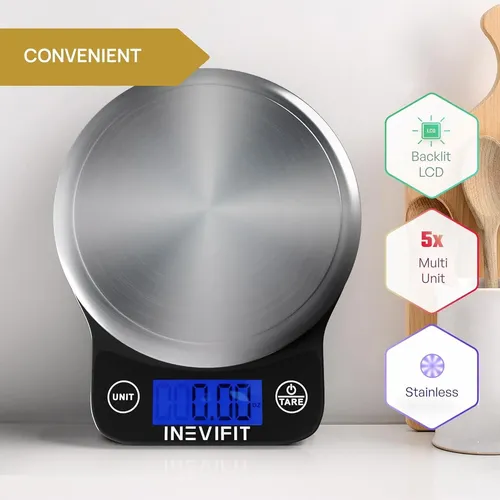 Balanza Inteligente Inevifit Eros Bluetooth Y Cocina 3 En 1