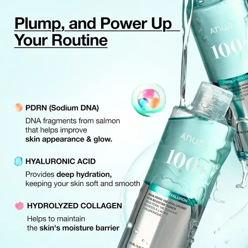 Anua – Pdrn 100 Hyaluronic Acid Booster Toner – 250ml