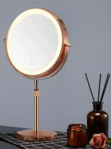 Espejo De Maquillaje Omiro De 8.5 Pulgadas Iluminado Con Aum