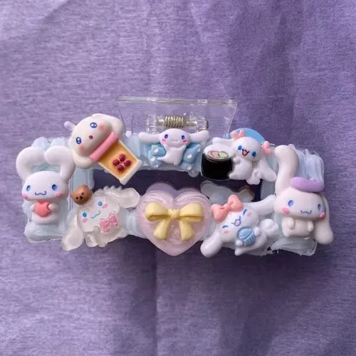 Ganchos De Pelo Multicolor Pastel 12,5cm Pack 6 Unis Broche