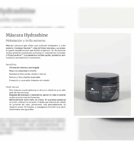 La Puissance Hydrashine Complex Mascara X250 Ml
