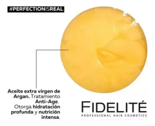 Combo X3 Mascara Mythical Argan Capilar Fidelite Nutre 1000g