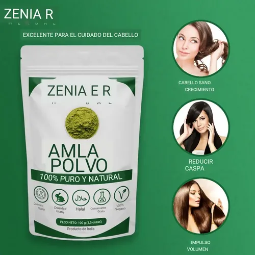 Polvo Amla 100% Puro Y Organico 50gr