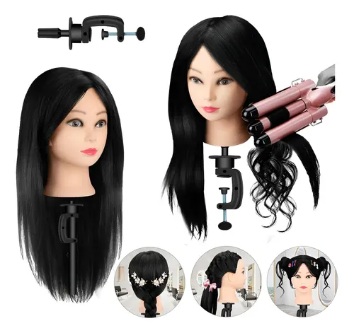 95% Cabello Real Humano Maniquí Maquillaje