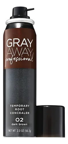 Spray De Retoque Temporal Gray Away 56.7 G Marrón Oscuro