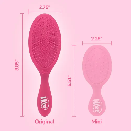 Cepillo Para Cabello Wet Brush Detangler Pink Frost 2 Unidad