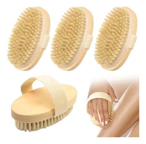 Set De 4 Cepillos Corporales Exfoliantes Komvzyl Para
