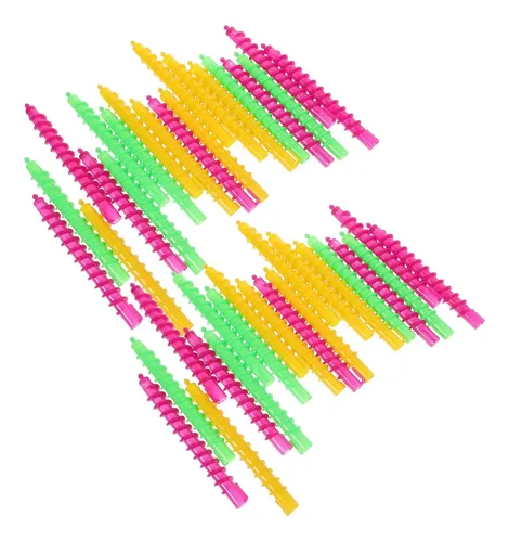 100 Varillas Permanente En Espiral Rulos Para Cabello Diseño