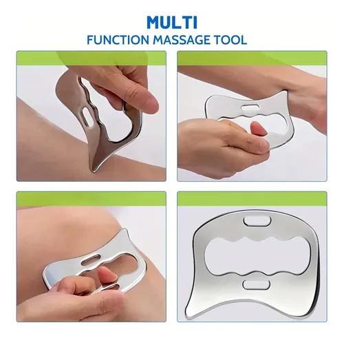 Gua De Masaje Sha In 1 Tools De Acero Inoxidable 3 Para Rasp