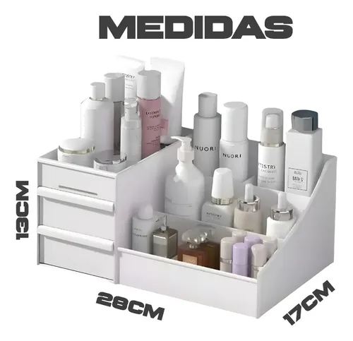 Organizador Maquillajes Escritorio O Baño Con Cajones